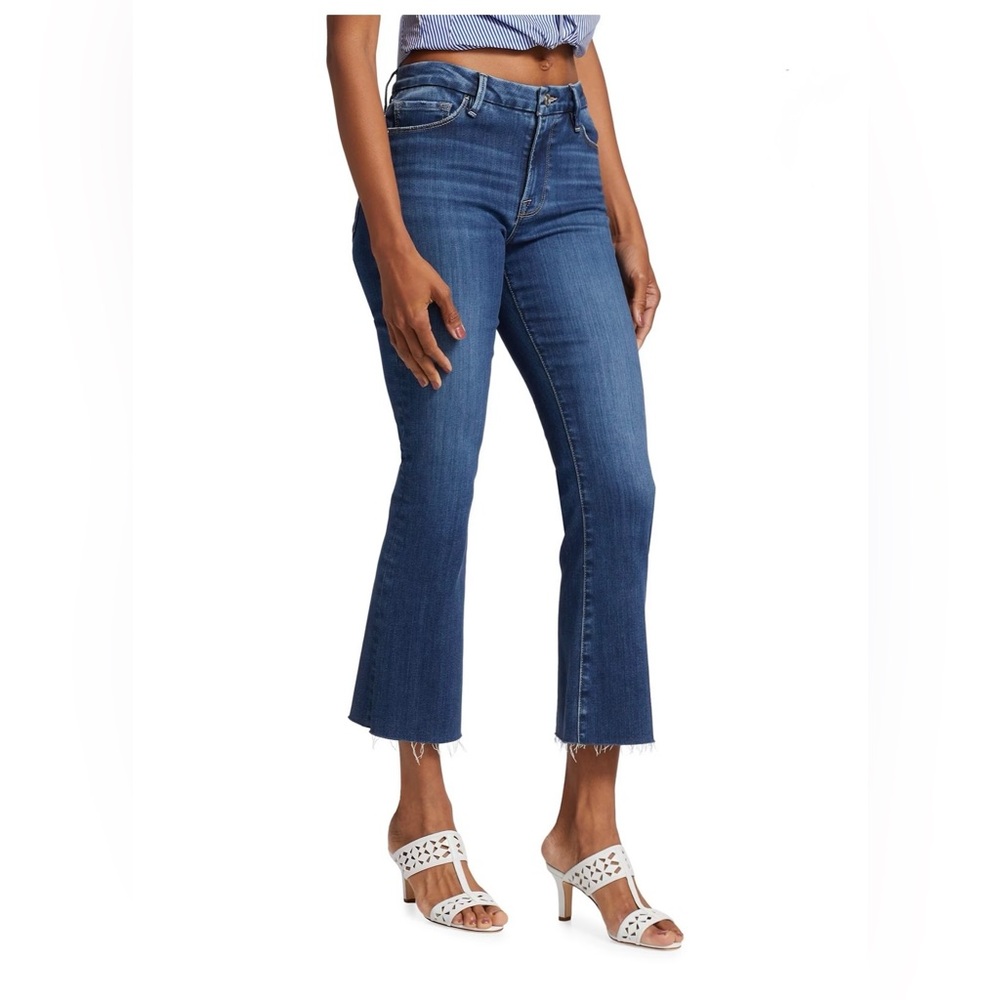 Frame Le Crop Mini Bootcut Raw Hem Jeans